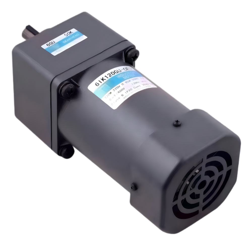 6IK120GU 6IK140GU 6IK200GU 104mm 120w micro ac induction gear motor parallel shaft gearbox 3