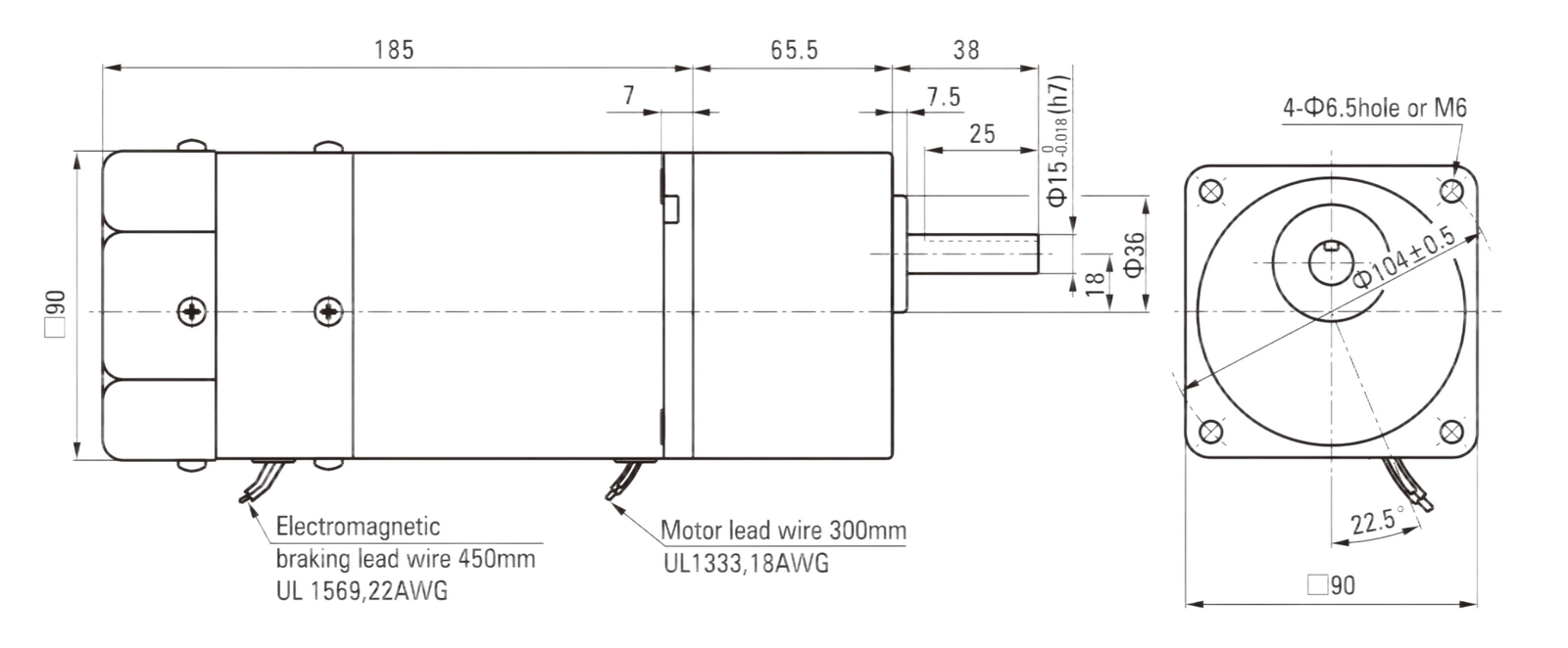 5RK60GU-□MF 5RK90GU-□MF 5RK120GU-□MF (⌀15) 5rk120gu □mf(1)