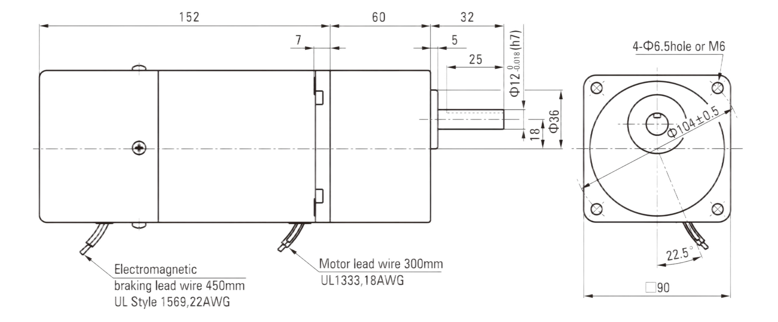 5RK40GN-□M 5RK60GN-□MF (⌀12) 5rk40gn □m(1)