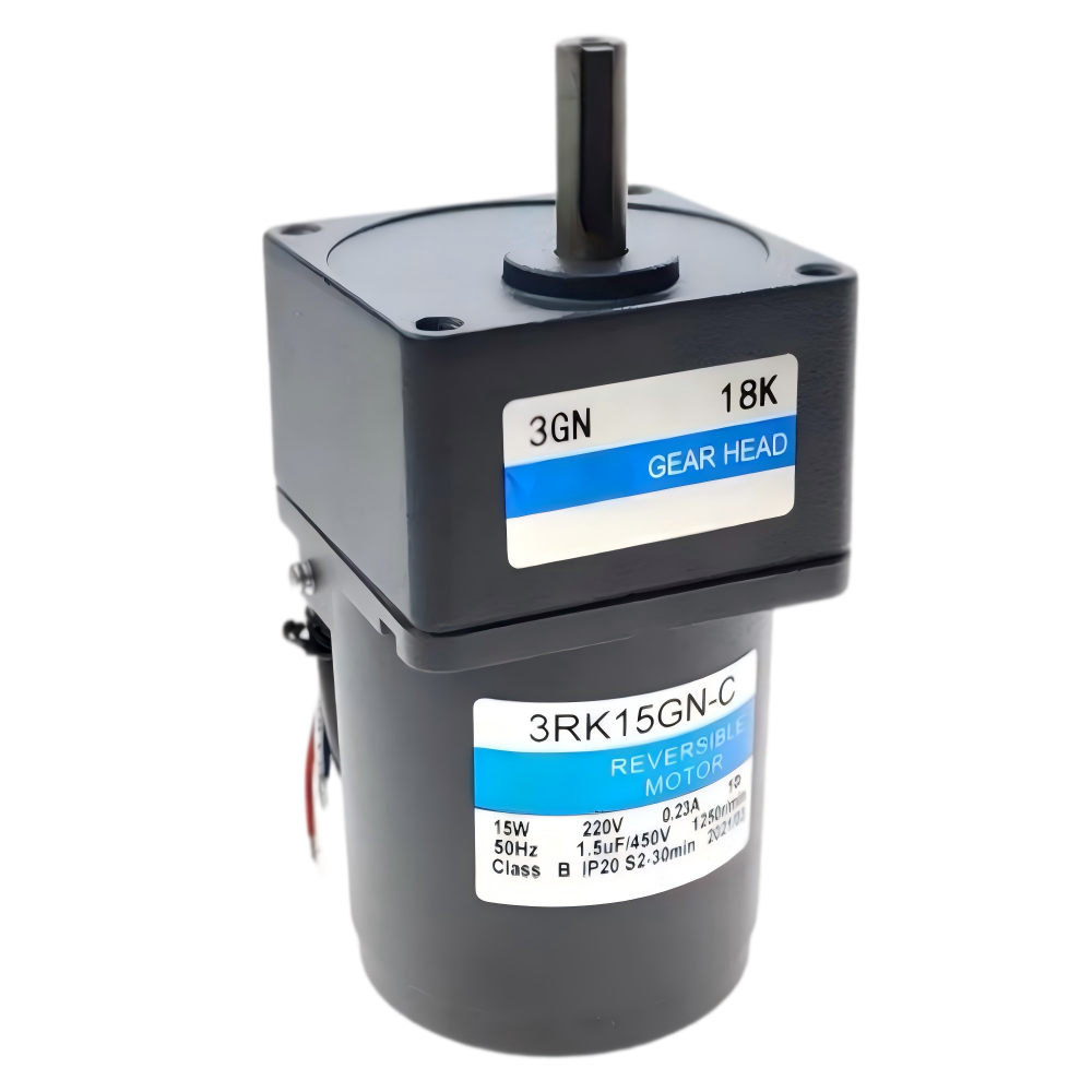 3RK15GN 70mm 15w micro ac reversible gear motor parallel shaft gearbox 3