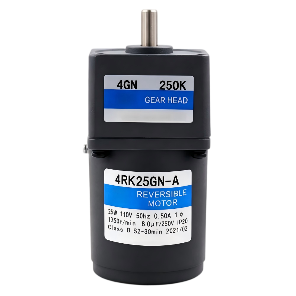 4RK25GN 80mm 25w micro ac reversible gear motor parallel shaft gearbox 2