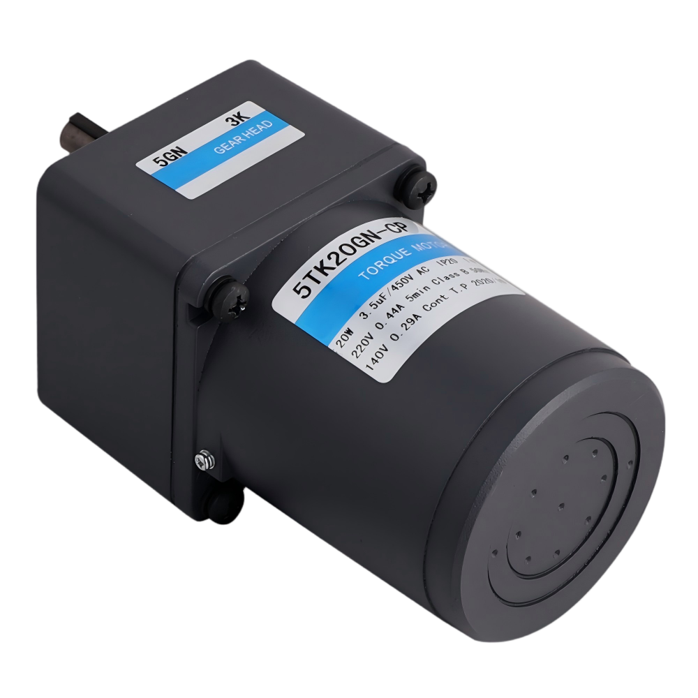 5TK20GN 90mm 20w micro ac torque gear motor parallel shaft gearbox 3