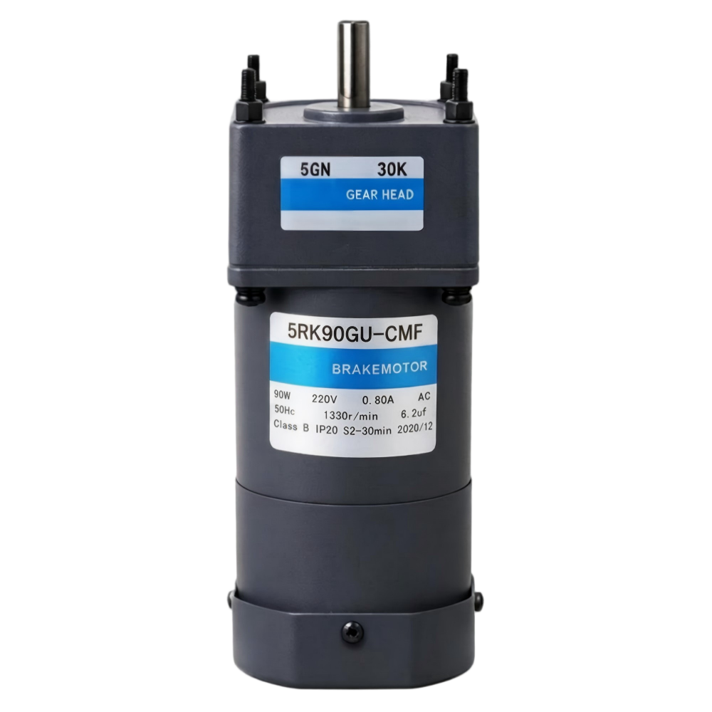 5RK60GU-□MF 5RK90GU-□MF 5RK120GU-□MF (⌀15) 90mm 90w micro ac brake gear motor parallel shaft gearbox 2