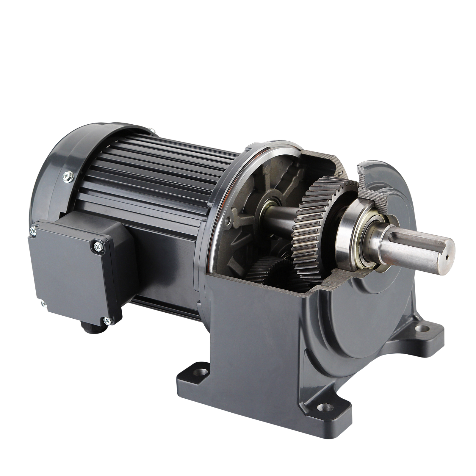 ⌀18 1/3Phase 100W-400W ⌀18 gh 1&3phase 100w 400w foot mounted gearmotor (brake optional) h (2)