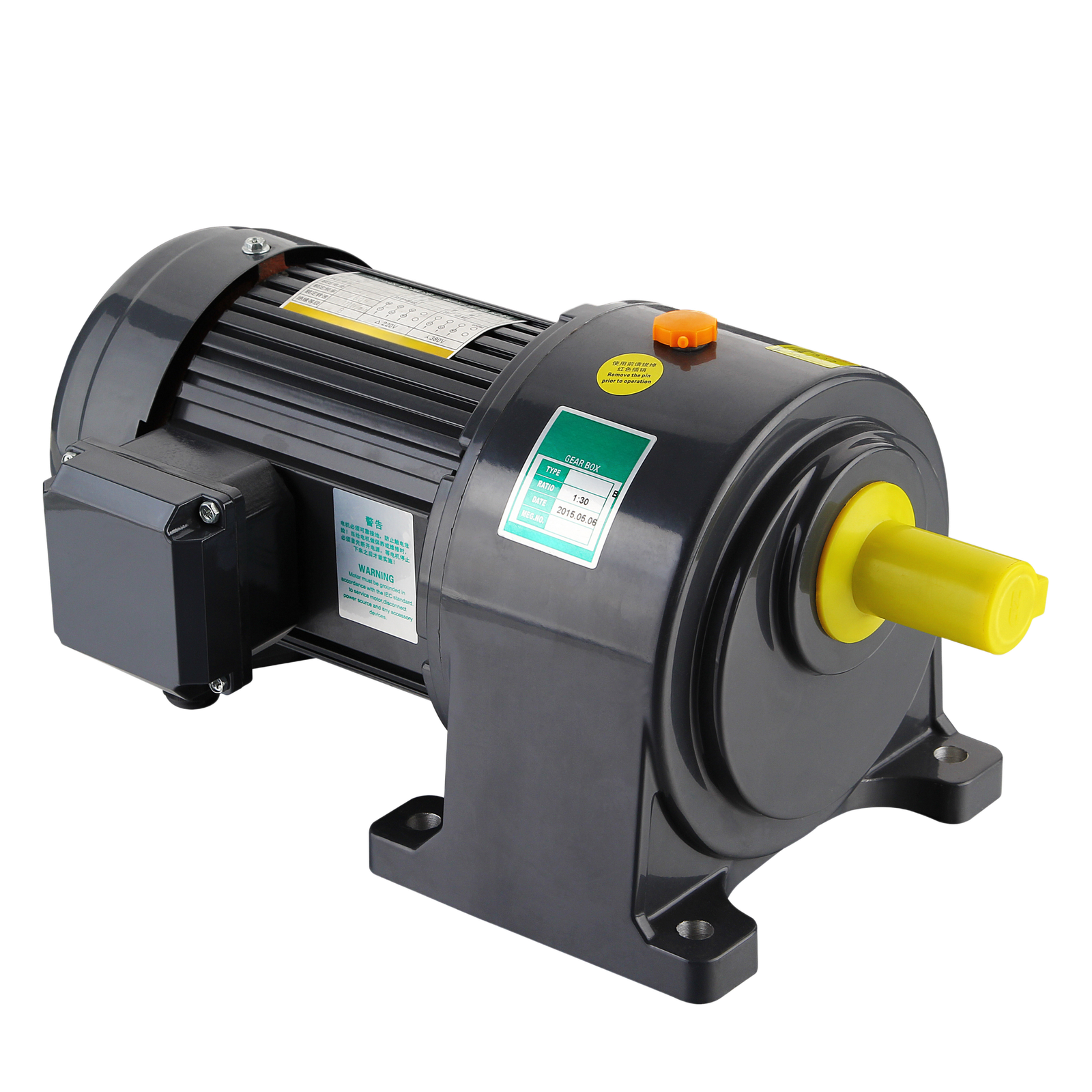 ⌀28 1/3Phase 200W-1500W ⌀28 gh 1&3phase 200w 1500w foot mounted gearmotor (brake optional) h