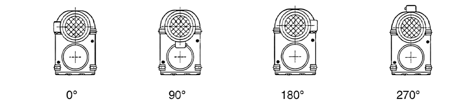 Terminal Box Entry Positions Diagram
