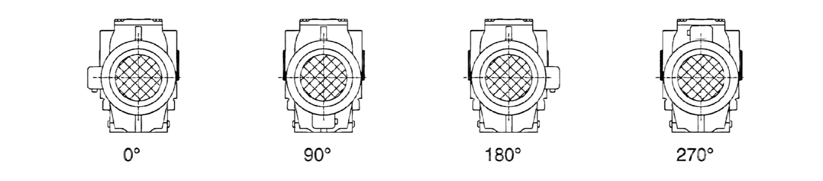 Terminal Box Entry Positions Diagram