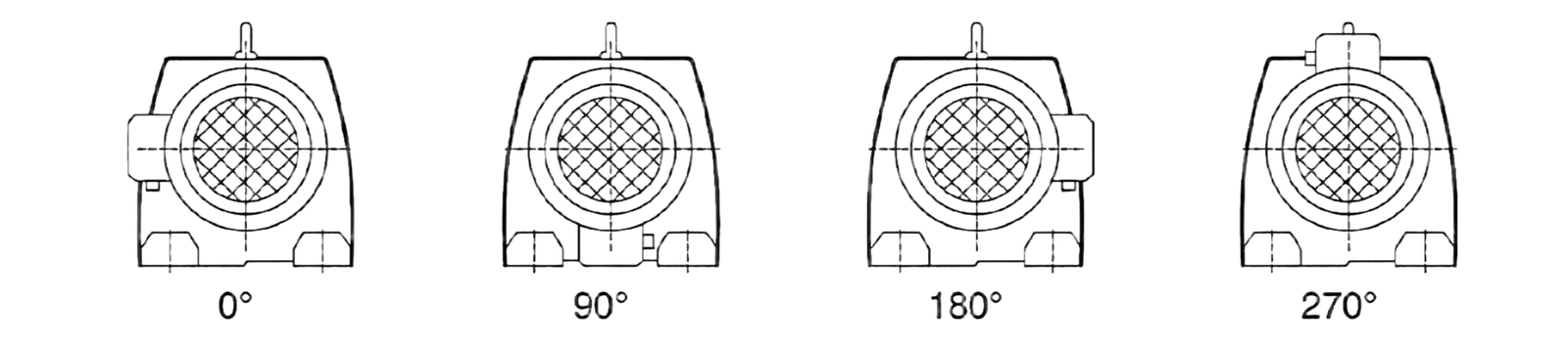 Terminal Box Entry Positions Diagram