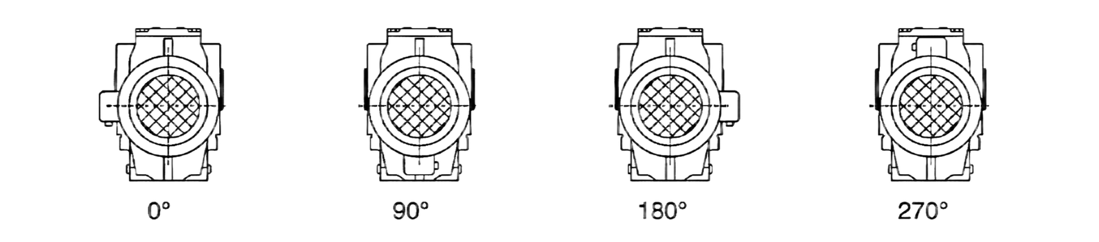Terminal Box Entry Positions Diagram