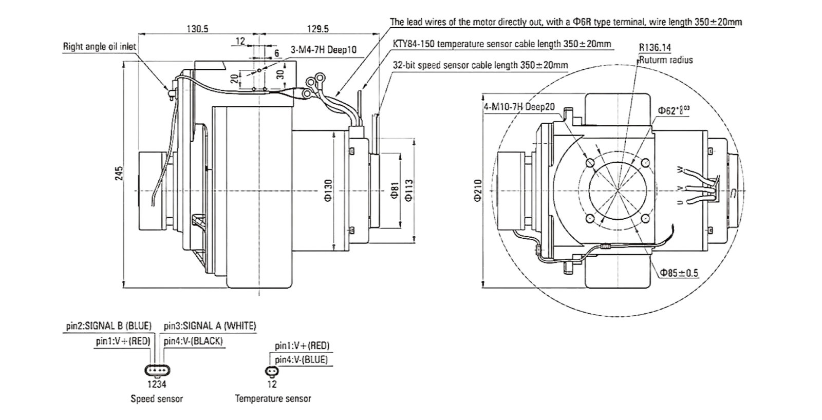 Customizable (without gearbox) zd 750w s16v&nl24.68kl