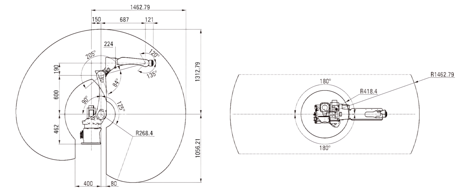ZDFH0614B zdfh0614b work scope diagram
