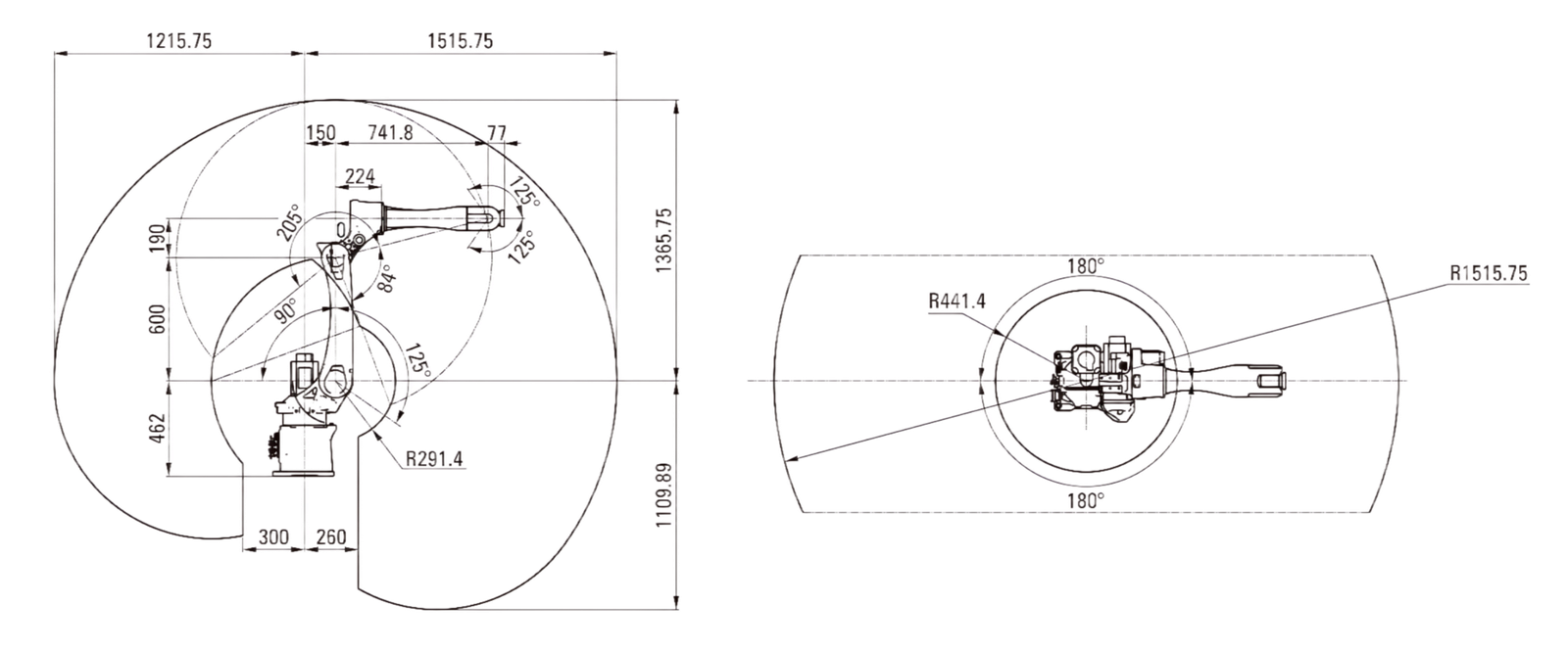 zdgt1215d work scope diagram