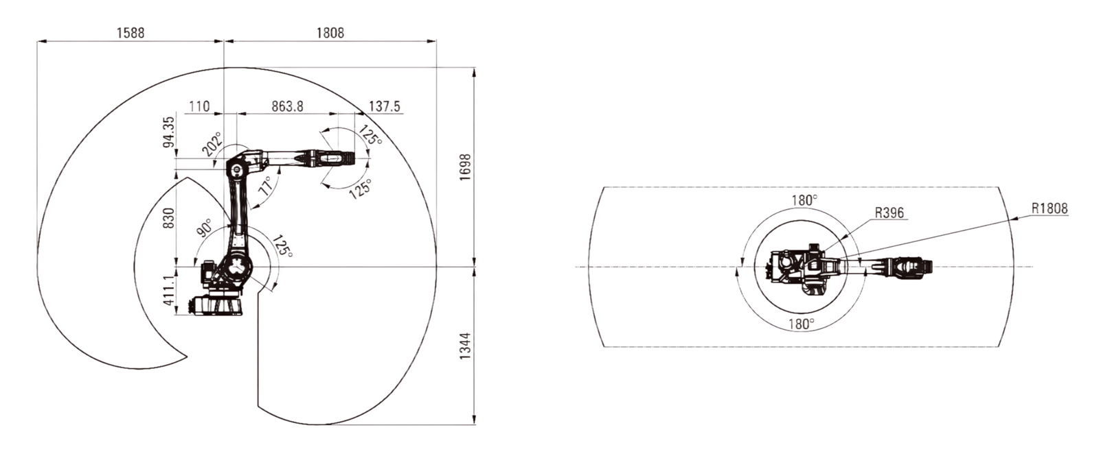 ZDGT2518 zdgt2518 work scope diagram