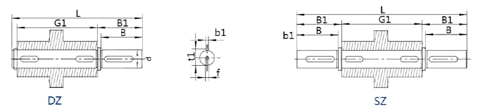 Output Shaft output shaft yc motor